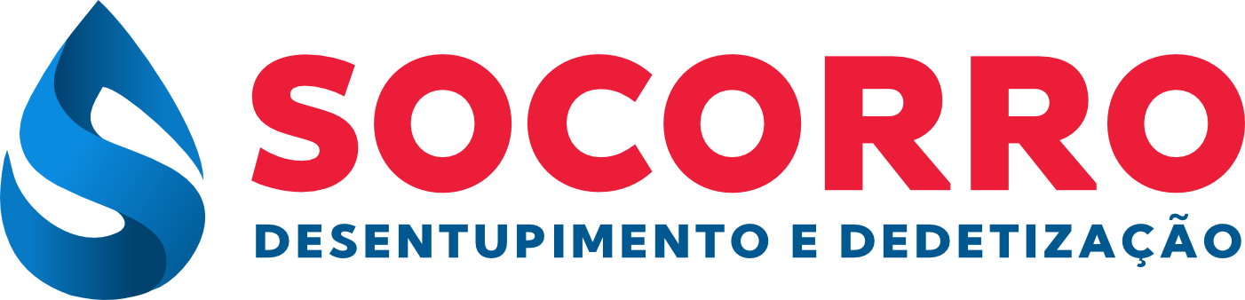Logotipo Socorro Desentupimento e Dedetização
