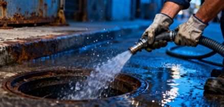 hidrojateamento de alta pressão